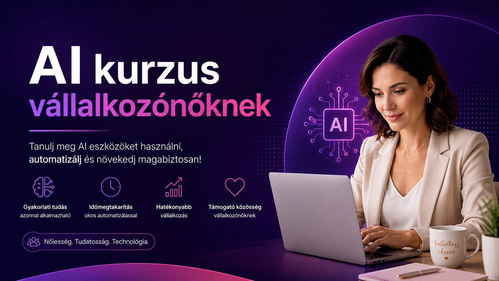AI Kurzus Vállalkozónőknek
